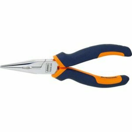 GARANT Straight Snipe Nose Pliers with Grips, Chrome-plated, Overall Length: 160mm 713040 160